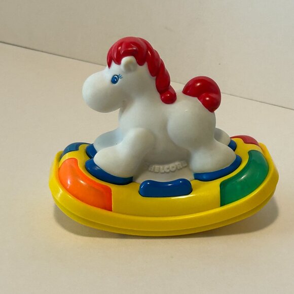 Shelcore Light and Sound Pony Horse Figure Musical Toy 5.5 Inch 1997 Vintage - Picture 1 of 17